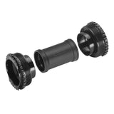 Campagnolo QCK-Tech bottom bracket cups for Super Record Wireless 13x groupset, showing the metal components and branding.
