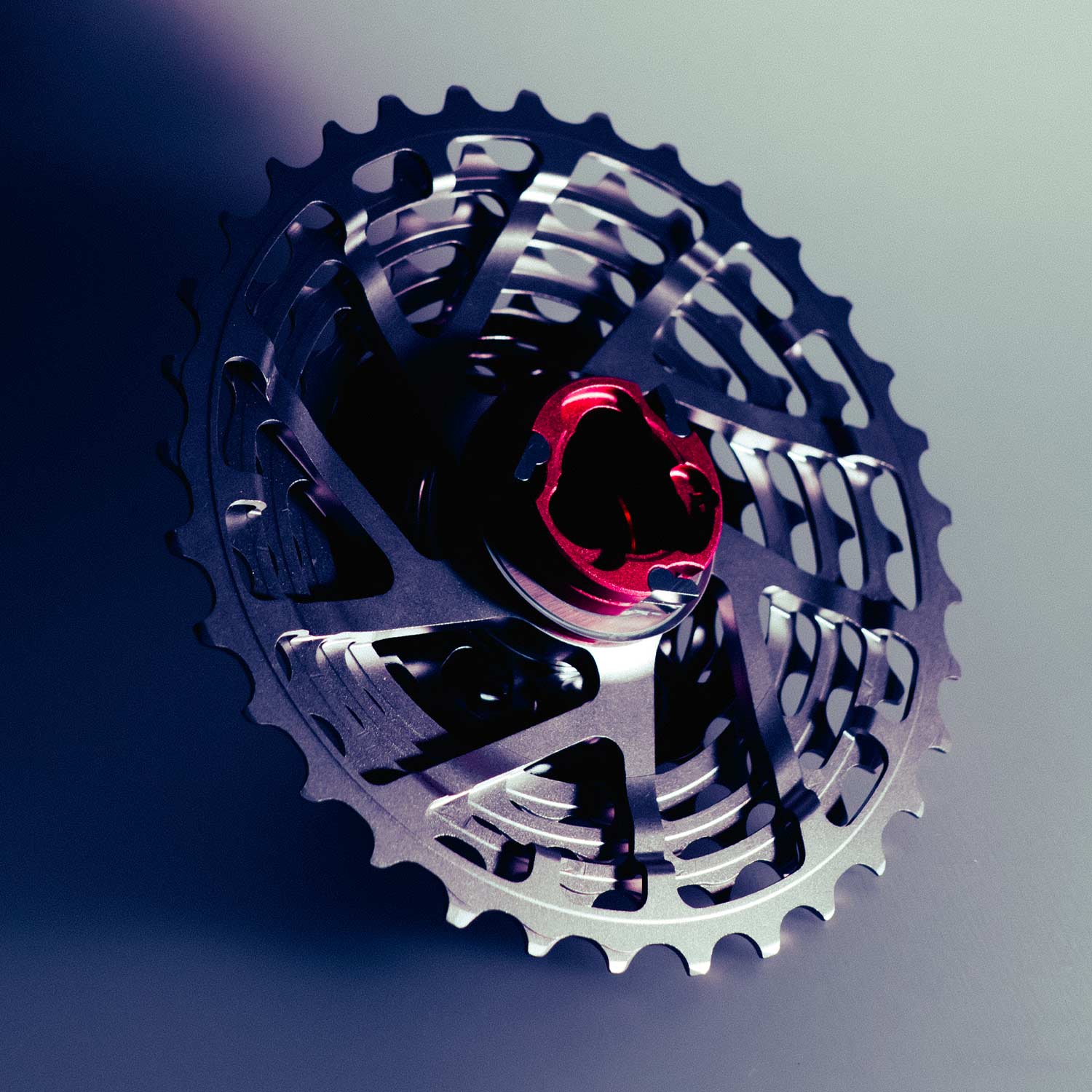 Campagnolo Super Record Ultra 13-speed cycling drivetrain components, including shifters, derailleurs, and cassette.