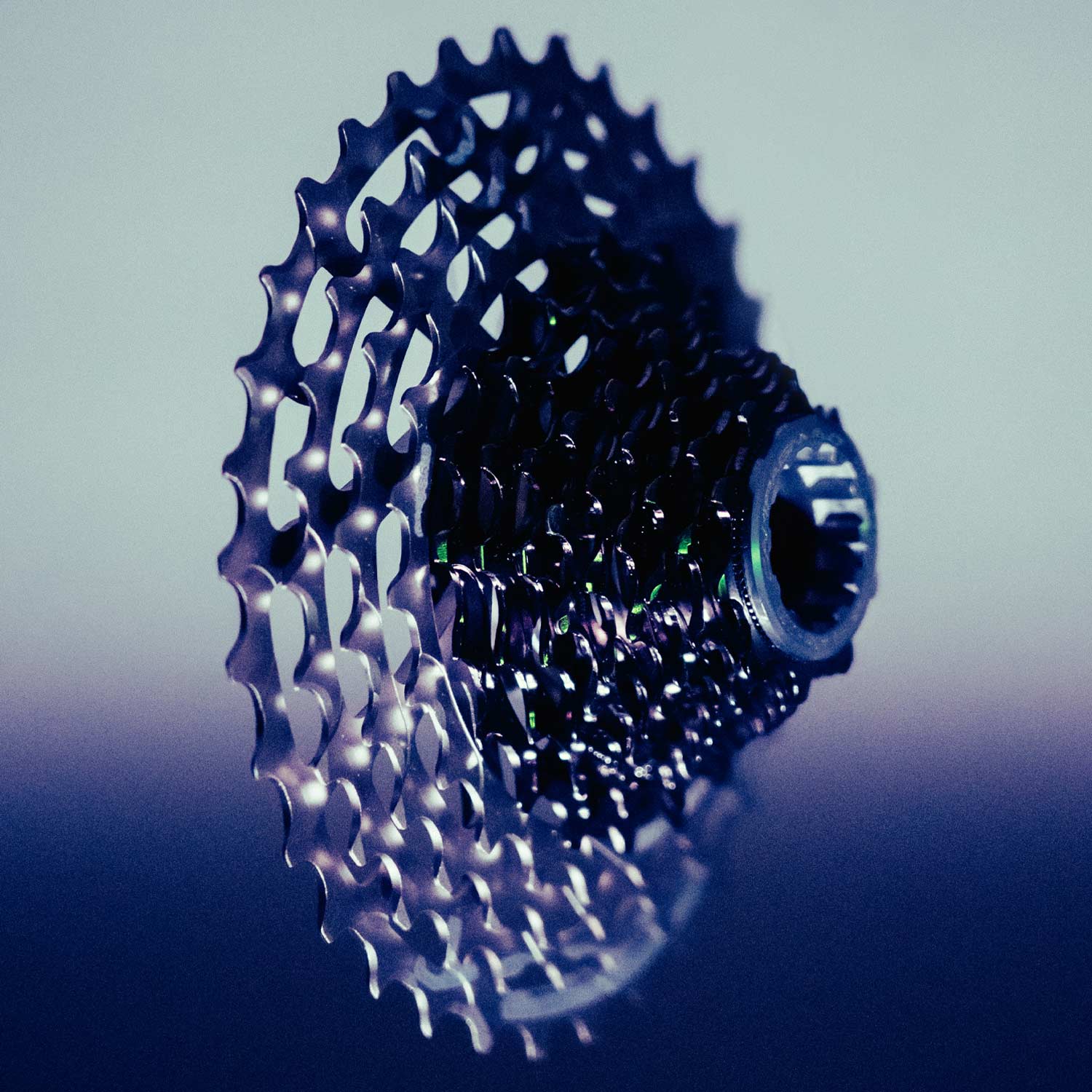 Campagnolo Super Record Ultra 13-speed cycling drivetrain components, including derailleur and shifters, on a white background.