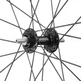 Campagnolo Pista 65 Carbon Track Wheels with 2-Way Fit and CULT Ceramic Bearings, showcasing sleek aerodynamic design.