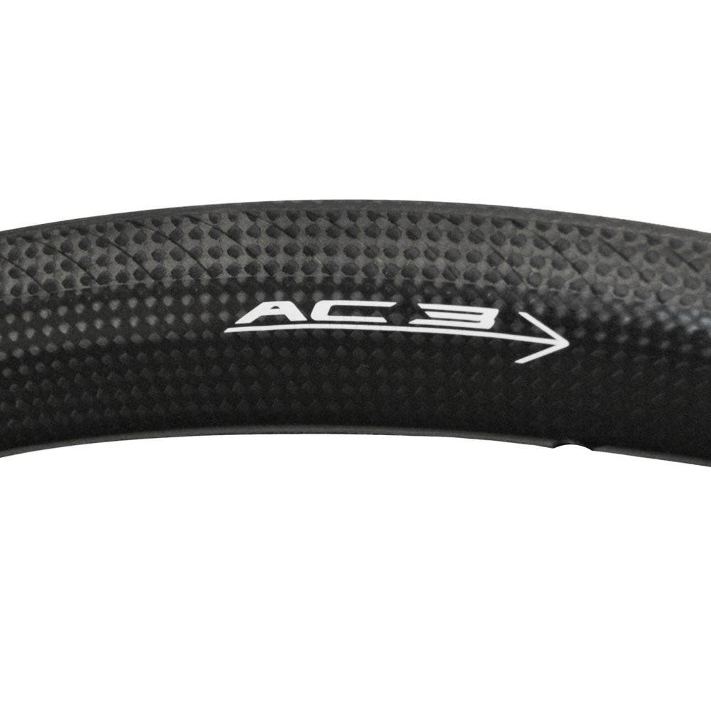 Campagnolo Bora Ultra 50 tubular road bike wheels with AC3 braking technology, featuring lightweight carbon rims and aerodynamic design.