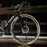 Campagnolo Bora Ultra WTO 60 Team Edition road cycling wheel with aerodynamic rim and 2-Way Fit tire compatibility.