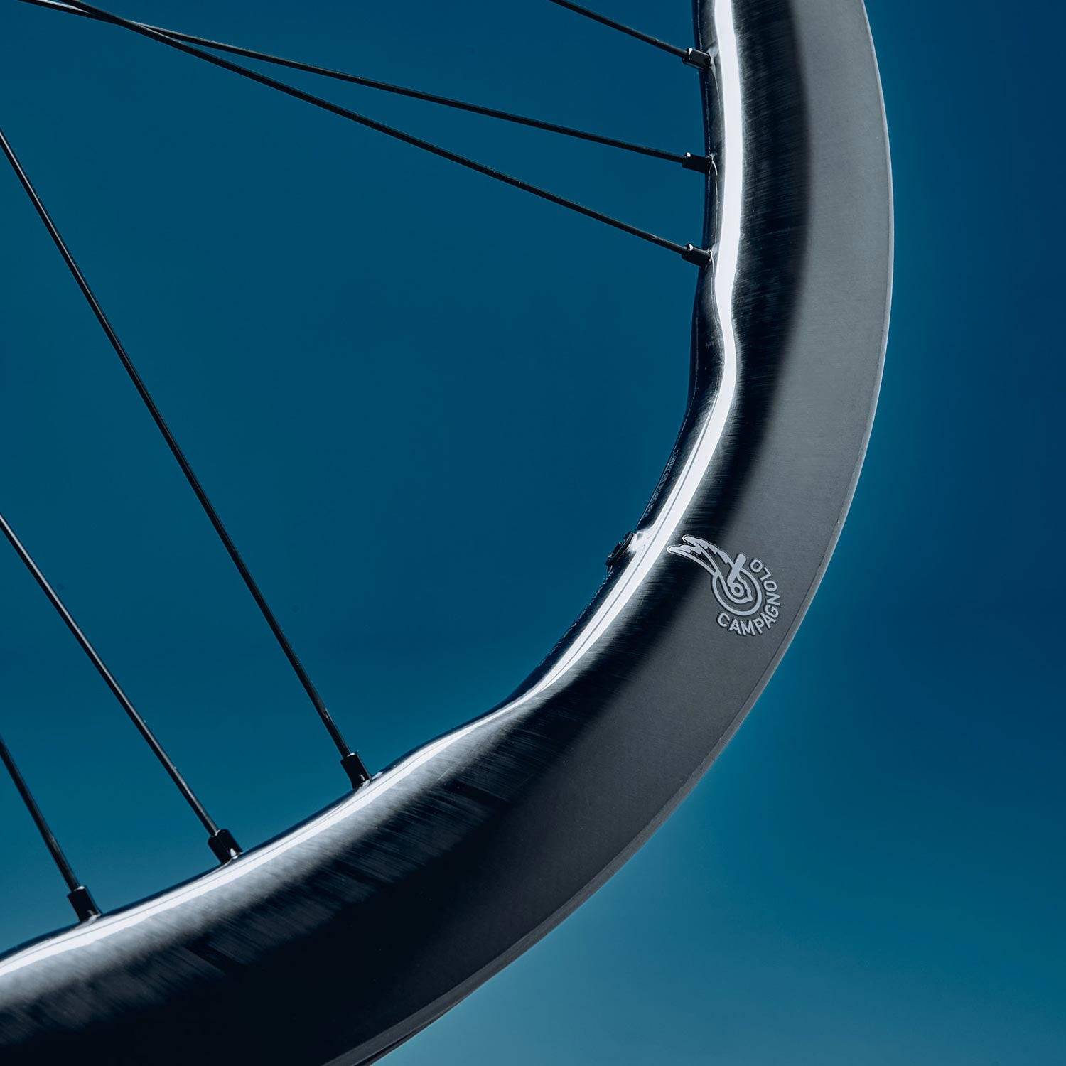 Campagnolo Shamal Dual Profile 2-Way C23 disc road and gravel wheel set with aerodynamic carbon rims and alloy hubs.