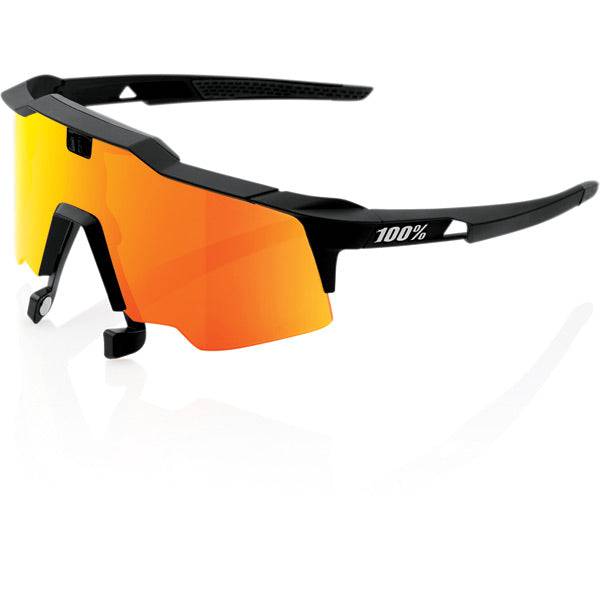 100% Speedcraft Air cycling glasses with adjustable nasal dilator and HiPER lenses, designed for aerodynamic fit and clear vision.