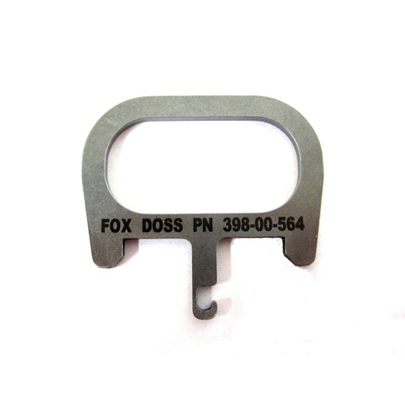 Fox Doss Seatpost Clevis Hook replacement component for Fox seatposts, shown in the image. Durable bike parts by Fox.