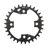 FSA Gamma Pro/Alpha 1x11 MTB drive chainring with 30T, 82mm bolt circle, 4-hole mounting, V18 design, for mountain bikes.