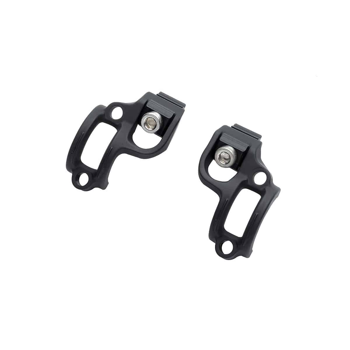 Avid SRAM Matchmaker handlebar control mount for Avid levers and SRAM triggers, mounted on a bicycle handlebar.
