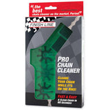 Finish Line Pro Chain Cleaner for bicycles with rotating brushes and magnet, workshop-grade cleaning tool for bike chains.