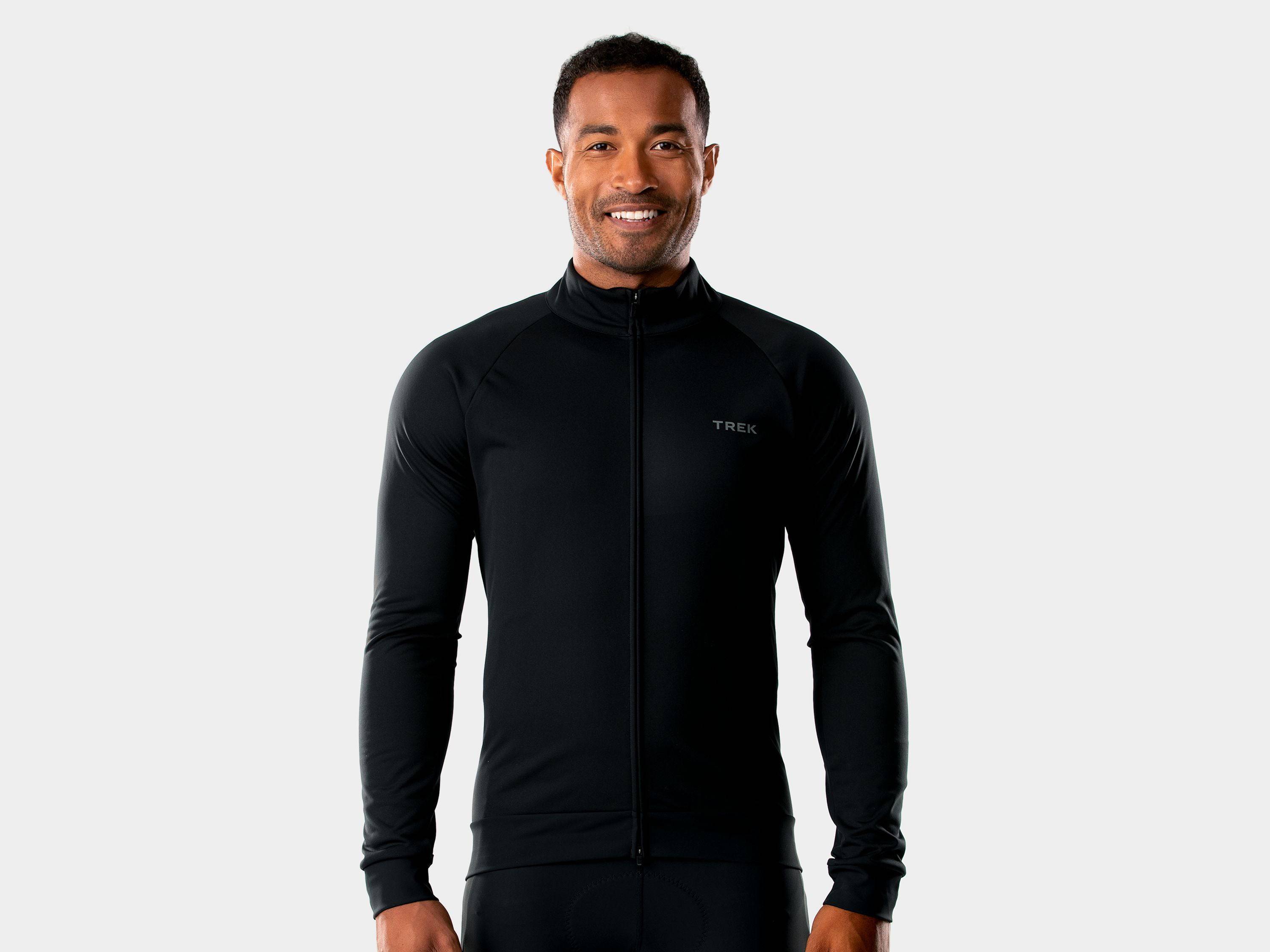 Trek Circuit softshell cycling jacket with fleece lining, windproof and waterproof, designed for outdoor cycling in cold weather
