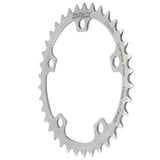 Surly stainless steel 5-arm chainring for MTB single ring setup, 110 BCD, durable bike component with gear teeth detail.