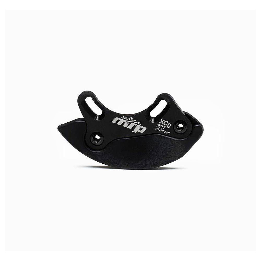 MRP XCG V2 2-bolt chain device with replaceable nylon skid for Evil Bikes, shown mounted on bike drivetrain components.