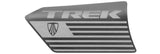 Grey Trek carbon road bike chainstay strike plate for 2011 Speed Concept and 2012 Madone models. Bicycle component part.