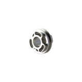 Fox Shock Piston Rebound Kidney 35/65 Flow rear shock suspension component, showing the metal piston part in detail.