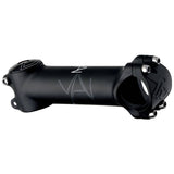 Cinelli Vai stem, 3D forged aluminum road bike component with matte black anodized finish, showing the sleek, aerodynamic design.