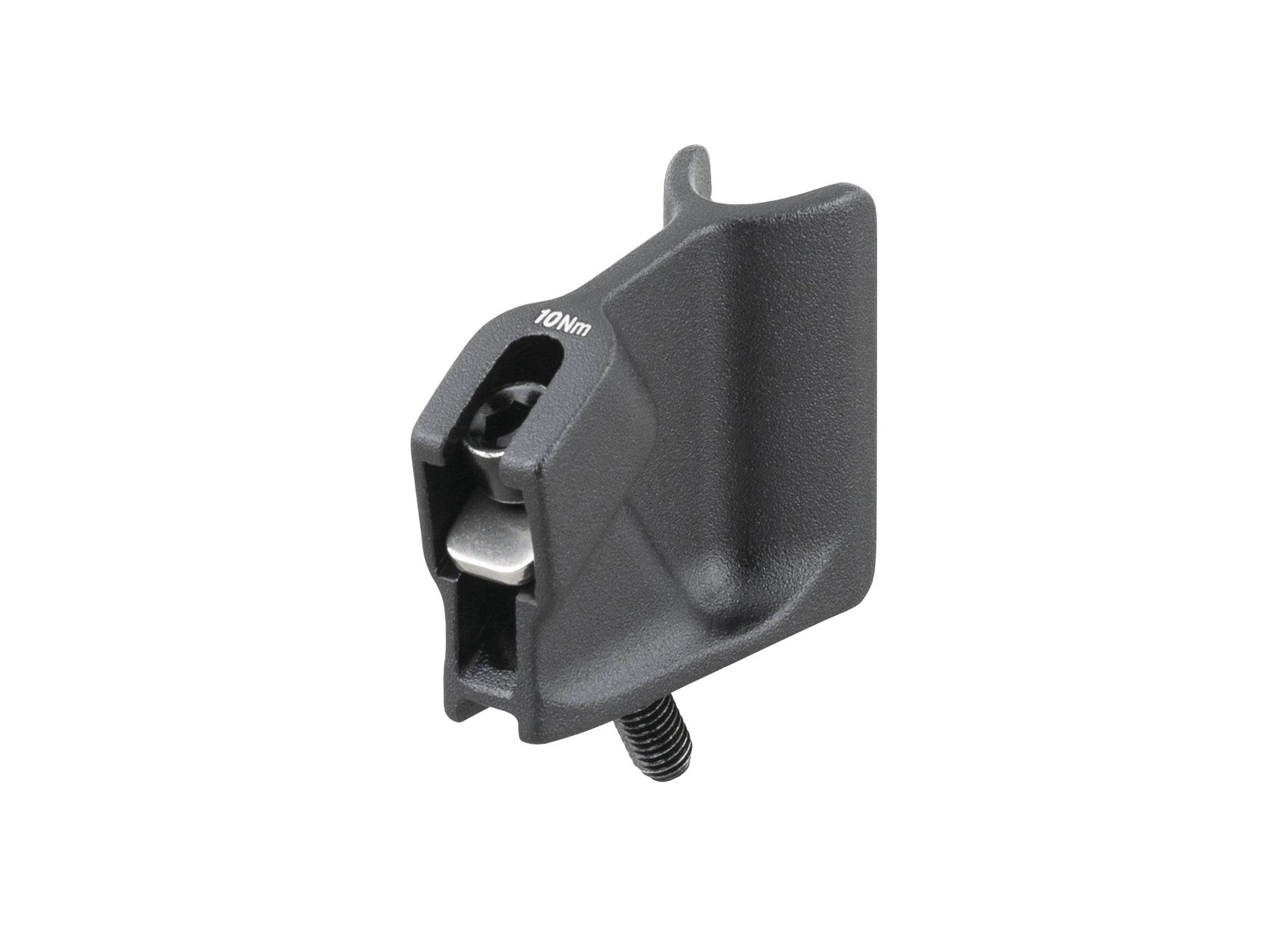 Trek Speed Concept SLR seatpost binder assembly in black, secure fit, for bike components, shown on a bicycle seatpost.