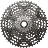 Shimano XTR CS-M9200 12-speed MTB cassette with Hyperglide+ technology, featuring a 10-45T gear range and durable component design.