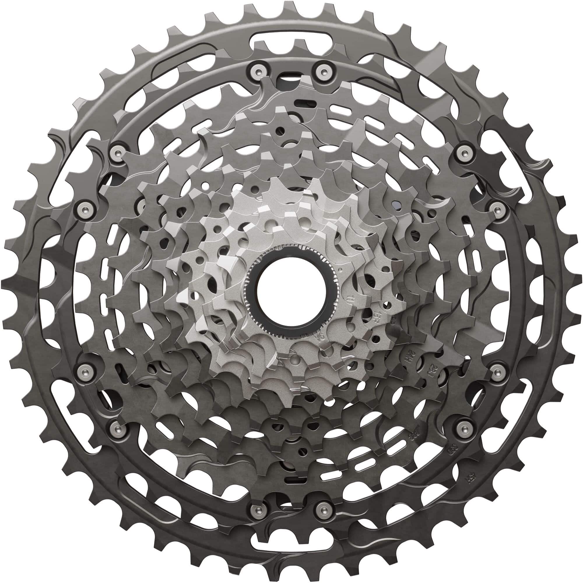 Shimano XTR CS-M9200 12-speed MTB cassette with Hyperglide+ tech, 10-45T gear range, for mountain biking components