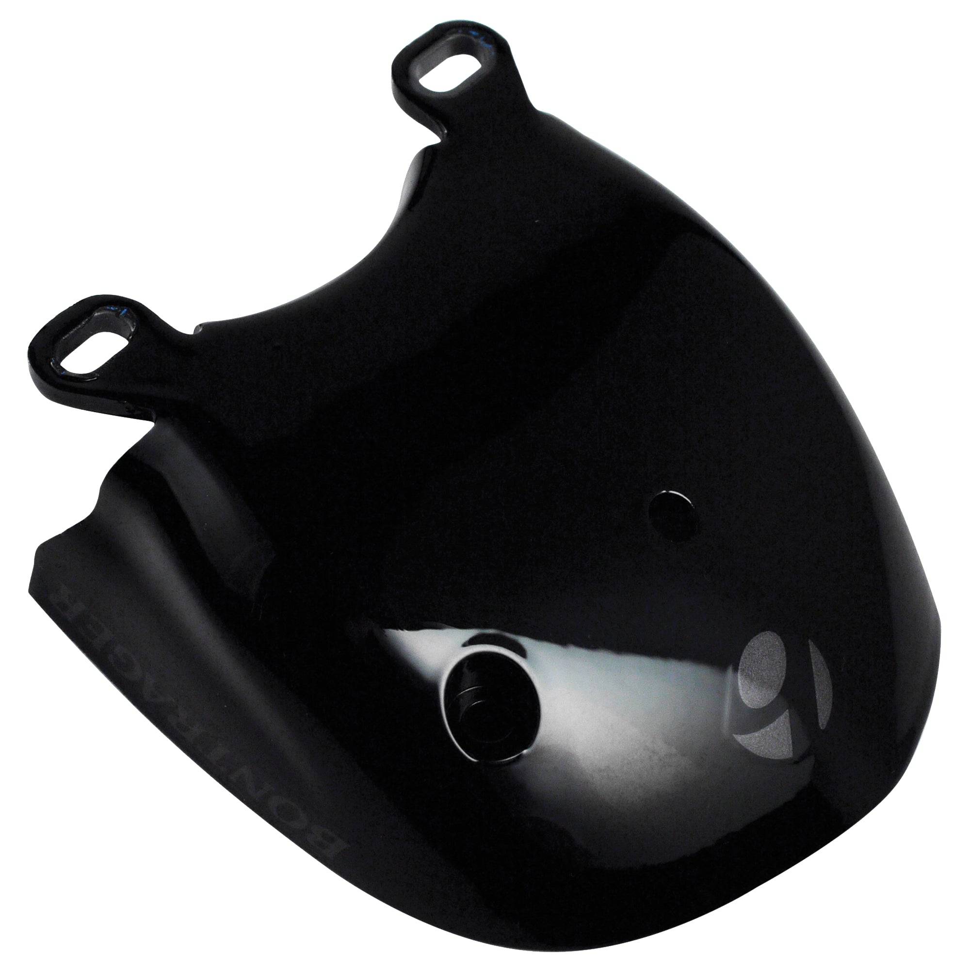Black Trek Speed Concept Gen 1 rear brake cover, a protective component for rear brake system on high-performance bicycle.