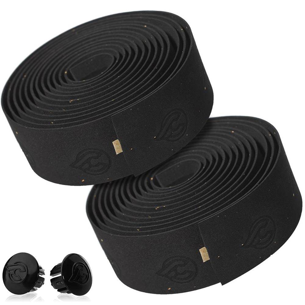 Close-up of Cinelli Bulk Cork Bar Tape showing its textured, durable grip for bicycle handlebar comfort and control.
