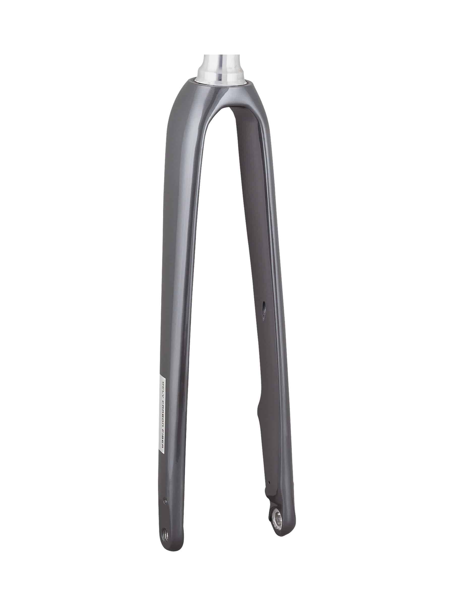 Trek Domane AL 5 700C disc brake fork for road bike components, showing the black fork with disc brake mount area.