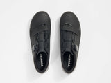 Trek Circuit unisex road cycling shoes in blue, featuring a sleek design and performance-ready footwear for road biking.
