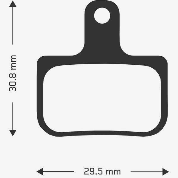 Aztec disc brake pads for Sram DB1, DB3, and DB5 e-bike components, showcasing durable, high-performance brake pad design.