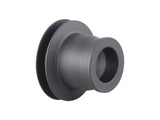 Black Bontrager Aeolus RSL 12mm non-disc front hub axle end cap, 100mm old for bike wheel components.