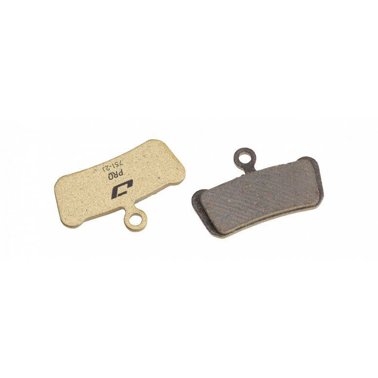 Jagwire Pro Semi-Metallic Disc Brake Pads for SRAM Guide Gold Pro mountain bike or bike disc brake system.