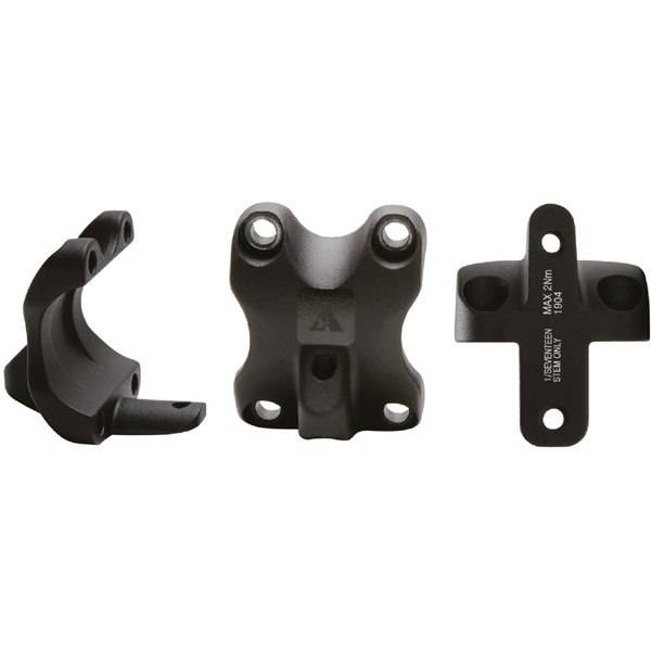 Profile Design HSF Hydration System faceplate for 1/Seventeen stem, aerodynamic bike component with sleek design and secure fit.