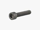 Trek Allant+ 9.9 black stainless steel stem cap bolt M6 x 30mm, bike component, shown installed on bicycle handlebar stem