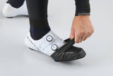 Shimano S-Phyre windproof cycling shoe covers for men and women, designed to protect feet during cold rides.