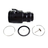 Fox Shock NUDE TR LV EVOL lever air sleeve assembly in black anodized finish, designed for 1.500 bore components.
