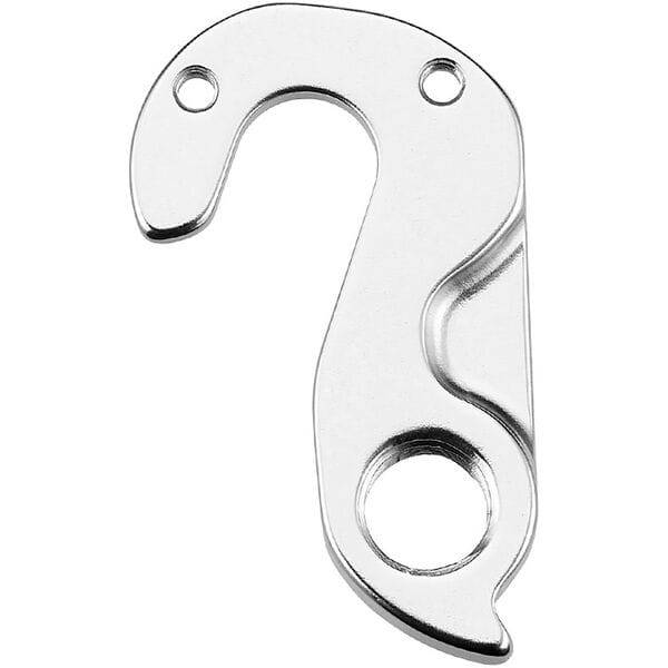 M Part gear hanger for Bergamont bikes, durable replacement component, shown in black with mounting holes.