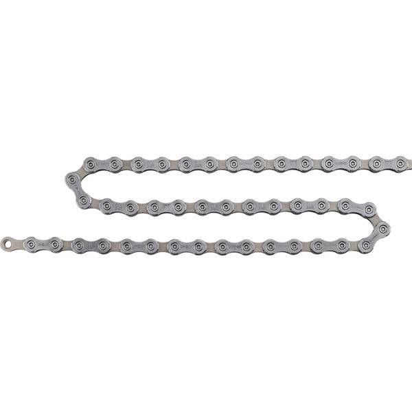Shimano HG-X 10-speed MTB chain with 116 links, durable and high-performance bicycle component for mountain biking.