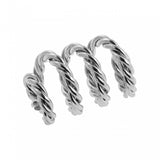 Brooks stranded left hand rear coil component for B33 saddle replacement, chrome finish, bicycle saddle parts.