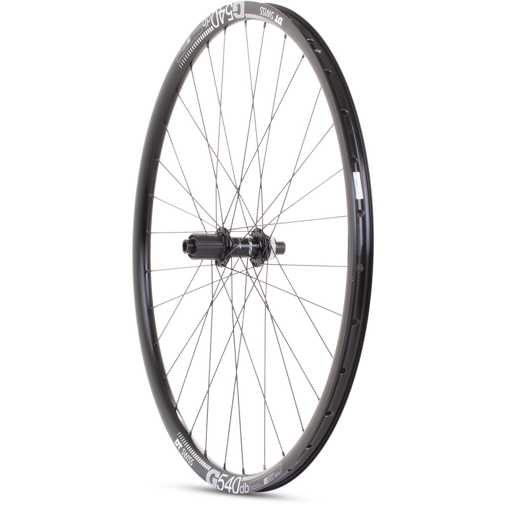 M Part Wheels gravel rear wheel with Shimano 105 hub, DT Swiss G 540 rim, TLR tubeless-ready, 700c size, 142x12mm axle.