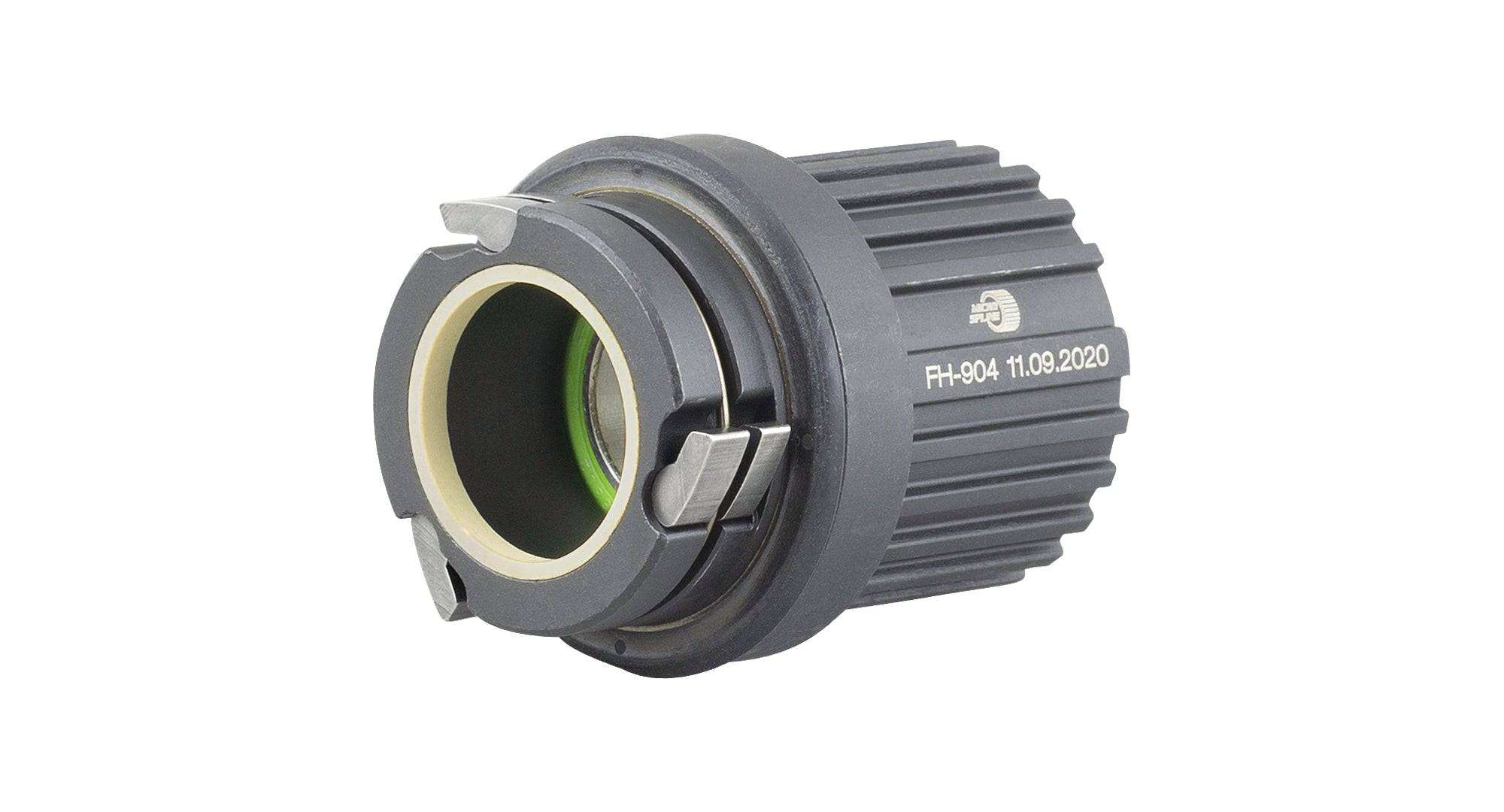 Bontrager MST-148 Micro Spline 12-speed freehub body in black for 148mm OLD cassette compatibility, bike component.