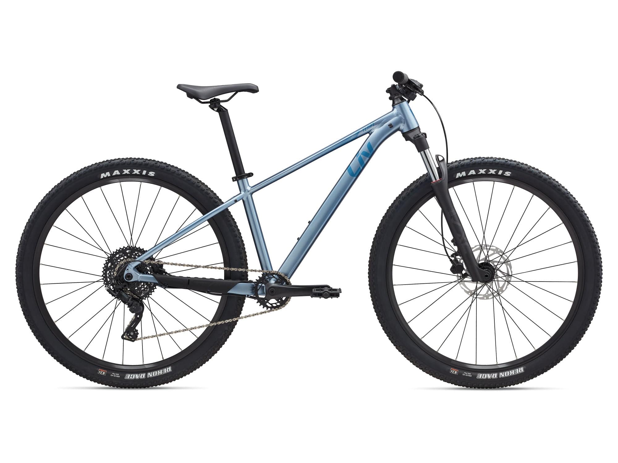 Liv Tempt 29 2 women's mountain bike featuring 29-inch wheels, 1x drivetrain, with a sleek frame and mountain biking components.
