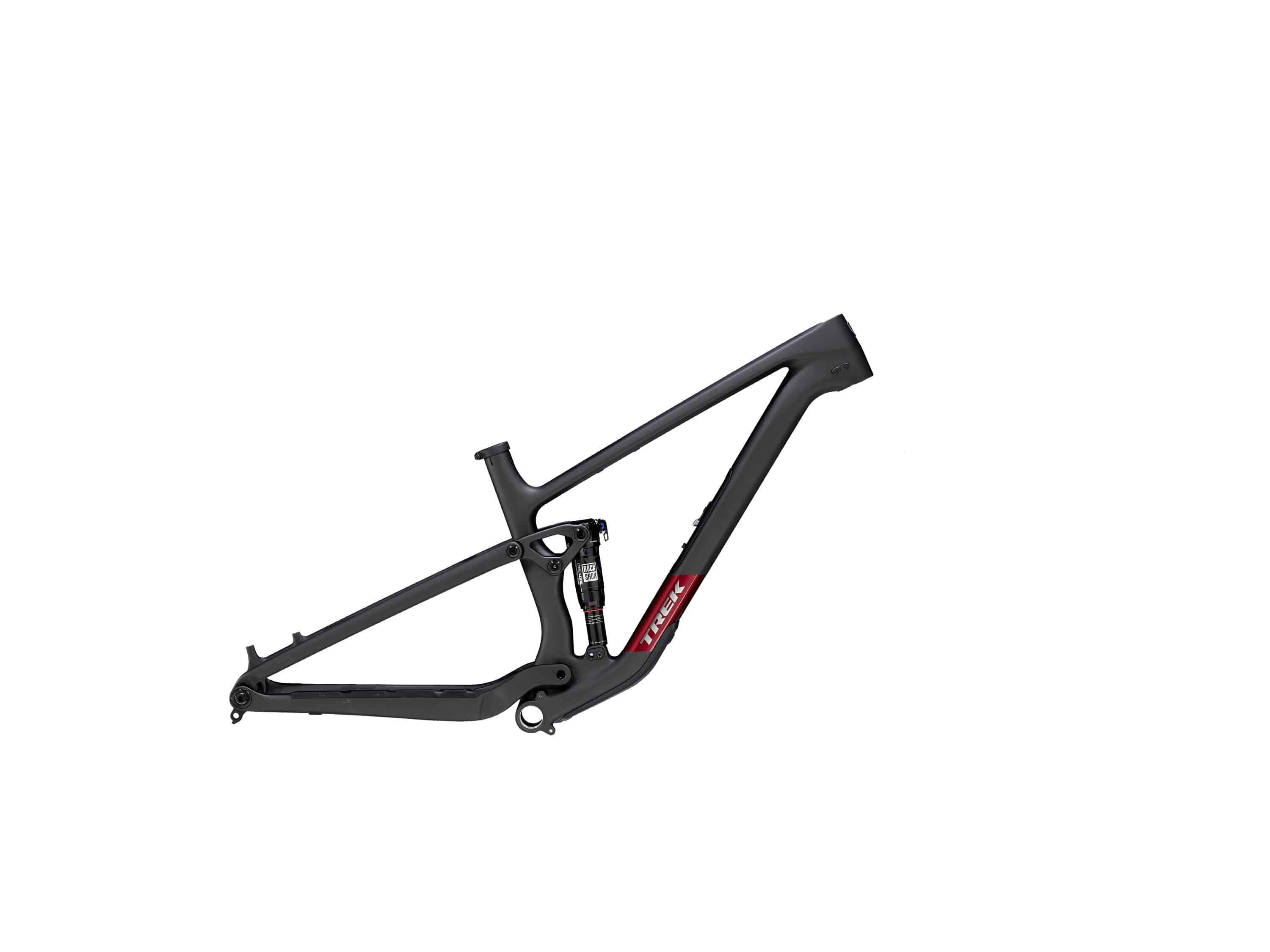Trek Top Fuel C Frameset Gen 4 MTB frame with adjustable geometry and fork compatibility, featuring sleek design and sturdy construction.