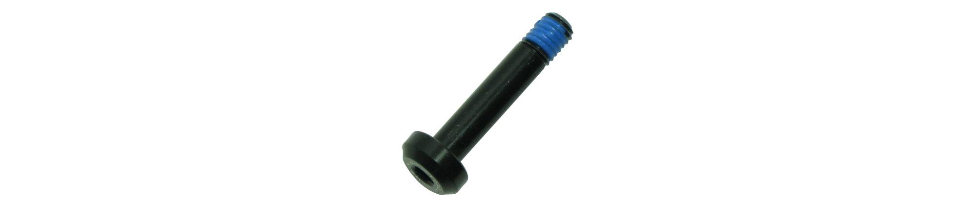 Trek aluminum shock mount fastener M8 x 40mm in black for bike suspension components.