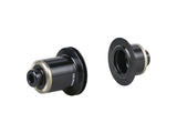 Bontrager Aeolus Pro rear Shimano conversion kit with 5mm QR, 135mm OLD, black bicycle component for wheel compatibility.