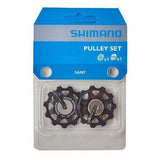 Shimano Saint RD-M820 rear derailleur tension and guide pulley set for mountain bike components, replacement parts for smooth shifting.