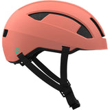 Lazer Cityzen KinetiCore helmet with adjustable fit and dual-layer impact protection, shown in a vibrant urban setting.