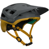 Lazer Jackal KinetiCore MTB helmet with magnetic buckle and action camera mount, featuring a sleek design and ventilation.
