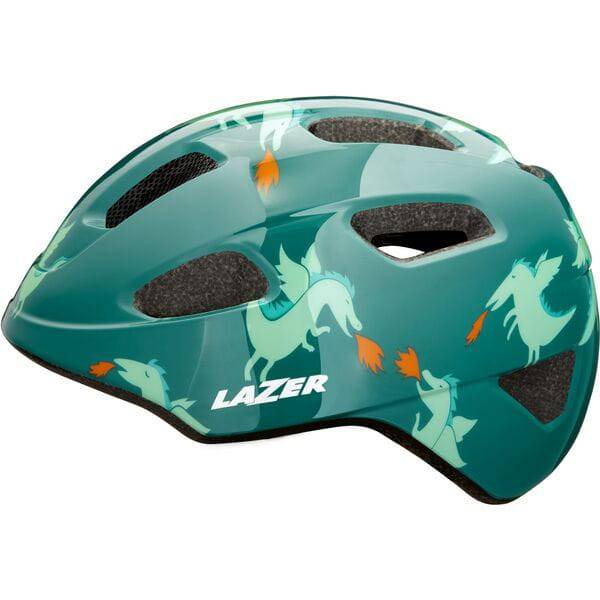 Lazer NutZ 2.0 KinetiCore kids helmet with turnfit system and insect net, lightweight protective cycling helmet for children.