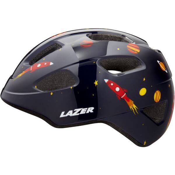 Lazer NutZ 2.0 KinetiCore kids helmet with turnfit system and insect net, featuring adjustable fit and protective design.