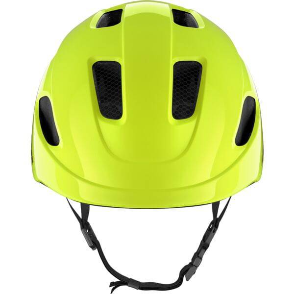 Lazer NutZ 2.0 KinetiCore kids' helmet with turnfit system and insect net, showing a colorful safety helmet for children.