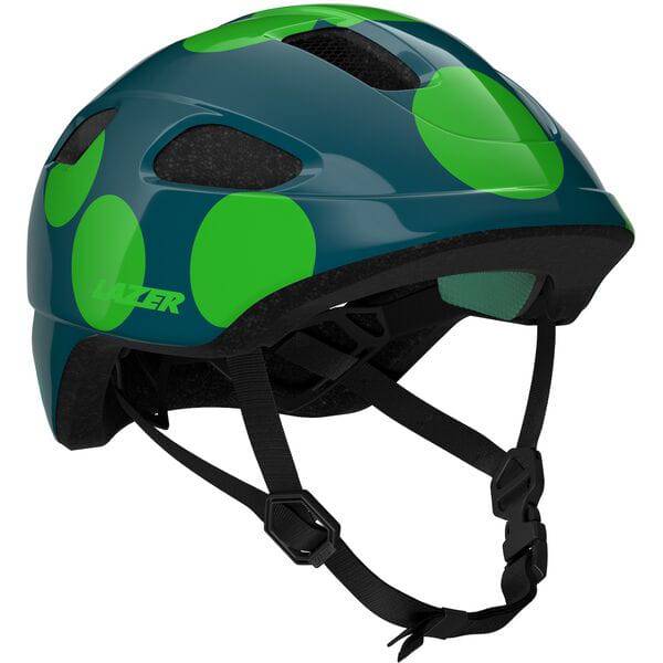 Lazer NutZ 2.0 KinetiCore kids helmet with turnfit system and insect net, designed for safe cycling and outdoor activities.