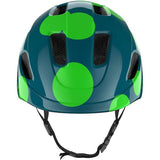 Lazer NutZ 2.0 KinetiCore kids helmet with turnfit system and insect net, showing the helmet's adjustable fit and ventilation features.