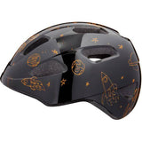 Lazer PNut 2.0 KinetiCore toddler bike helmet with turnfit adjustment and LED compatibility, shown from the side with bright colors.